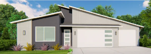 Rendering of the Harmattan house plan