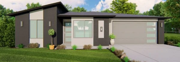 Rendering of the Sorano house plan