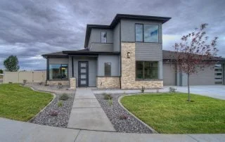 Front of house built by BOA builders