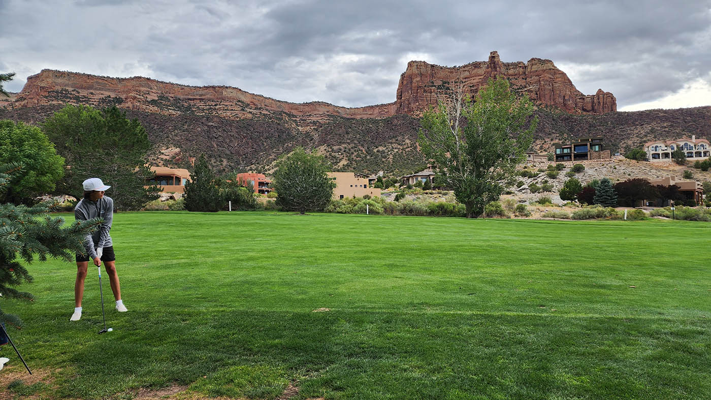 Tiara-Rado-Golf-Course Tiara Rado Golf Course in Grand Junction CO with red rock cliffs and scenic fairway views